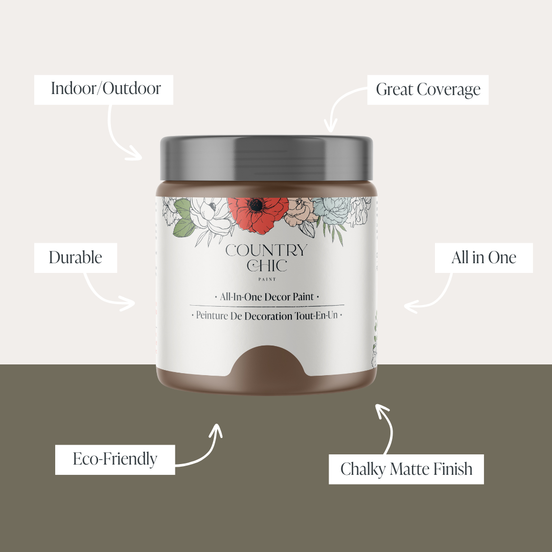 Country Chic Paint - Hearthwood - Chalk Style Paint for Furniture & Home Decor