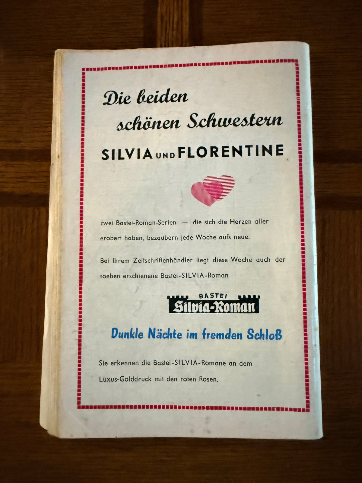 Vintage Bastei Heimat-Roman Band 131 German Pulp Romance