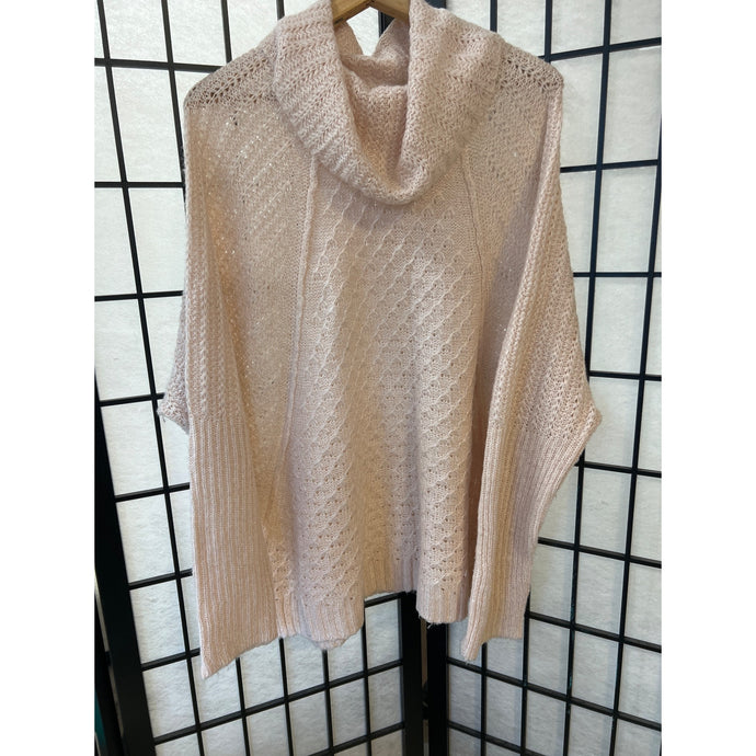 Apt 9 Cowl Neck Light Pink Sweater Size XL