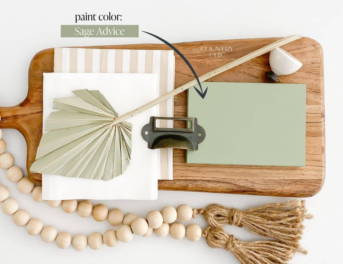 Country Chic Paint - Sage Advice - Chalk Style Paint for Furniture & Home Decor: Small project jar (4 oz)