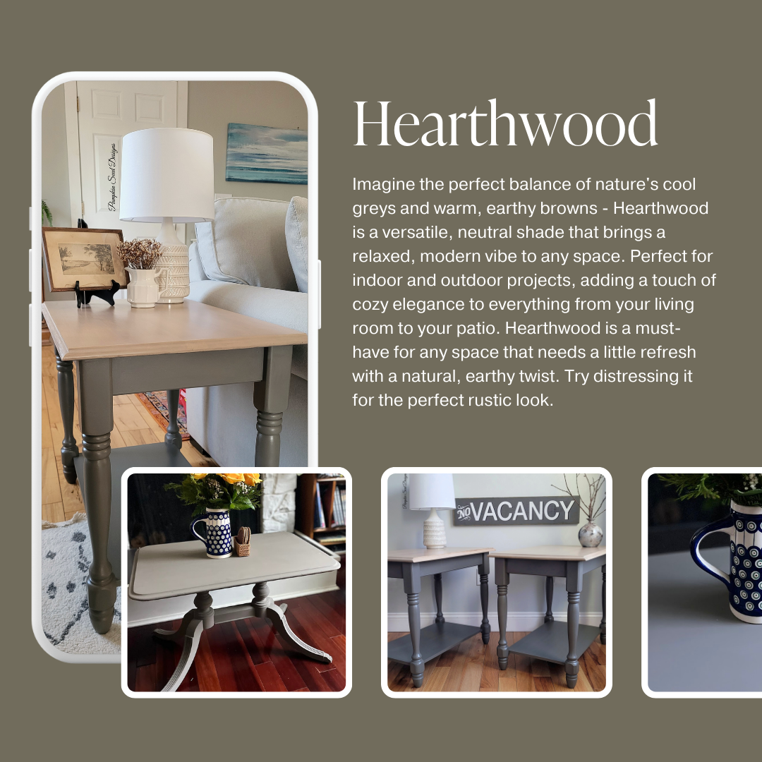 Country Chic Paint - Hearthwood - Chalk Style Paint for Furniture & Home Decor