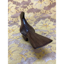 Load image into Gallery viewer, Hand Carved Vintage Wood Stone Bird Figurine 5-1/2” X 3”

