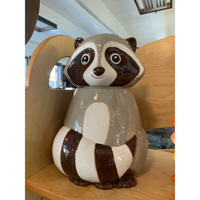 World Market Woodland Raccoon Cookie Jar