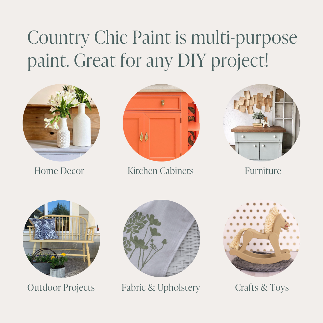 Country Chic Paint - Heavenly - Chalk Style Paint for Furniture & Home Decor