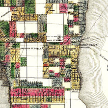 Load image into Gallery viewer, Vintage Map of Seattle, Washington 1890
