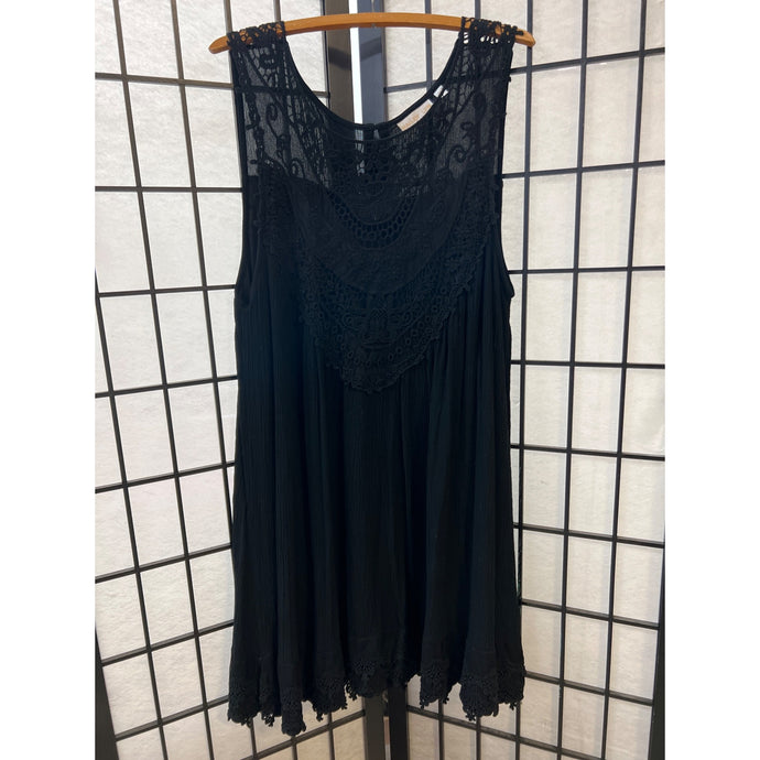 Hailey Lyn Black Knit Summer Cocktail Dress size XL