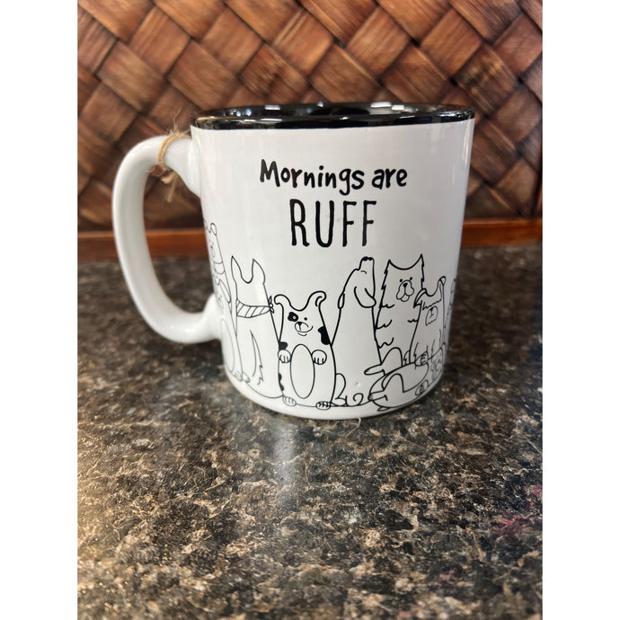 Vintage Burton-Burton Mornings are Rough Coffee Mug