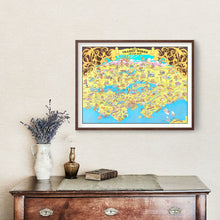 Load image into Gallery viewer, Vintage Map of Seattle, Washington 1974
