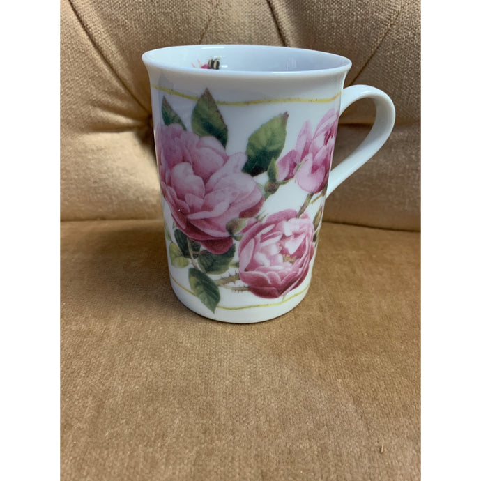 1997 Avon Marjolein Bastin Pink Flower Mug
