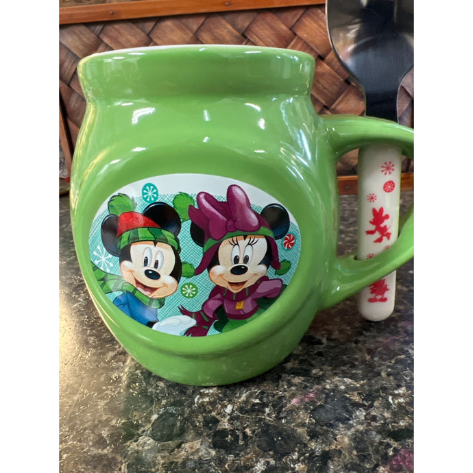 Vintage Disney Mickey & Minnie mug and Spoon Set