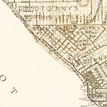 Load image into Gallery viewer, Vintage Map of Seattle, Washington 1887
