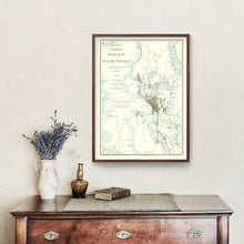 Load image into Gallery viewer, Vintage Map of Seattle, Washington 1894
