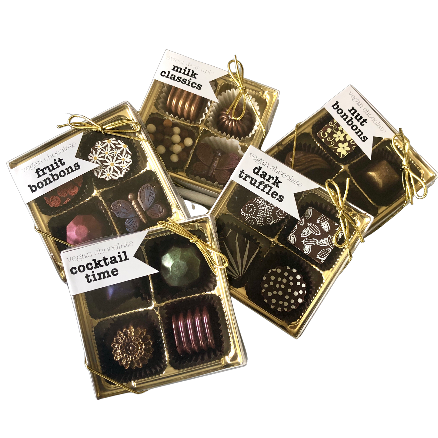The Xocolate Bar - Cocktail Time - Boozy vegan dark chocolate truffles