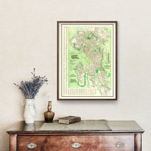 Load image into Gallery viewer, Vintage Map of Seattle, Washington 1913
