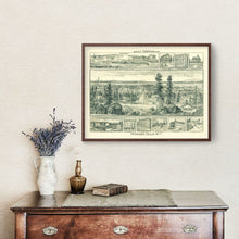 Load image into Gallery viewer, Vintage Map of Spokane Falls, Washington 1880
