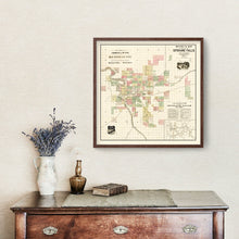 Load image into Gallery viewer, Vintage Map of Spokane Falls, Washington 1890
