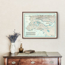 Load image into Gallery viewer, Vintage Map of Seattle, Washington 1925
