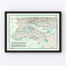 Load image into Gallery viewer, Vintage Map of Seattle, Washington 1925
