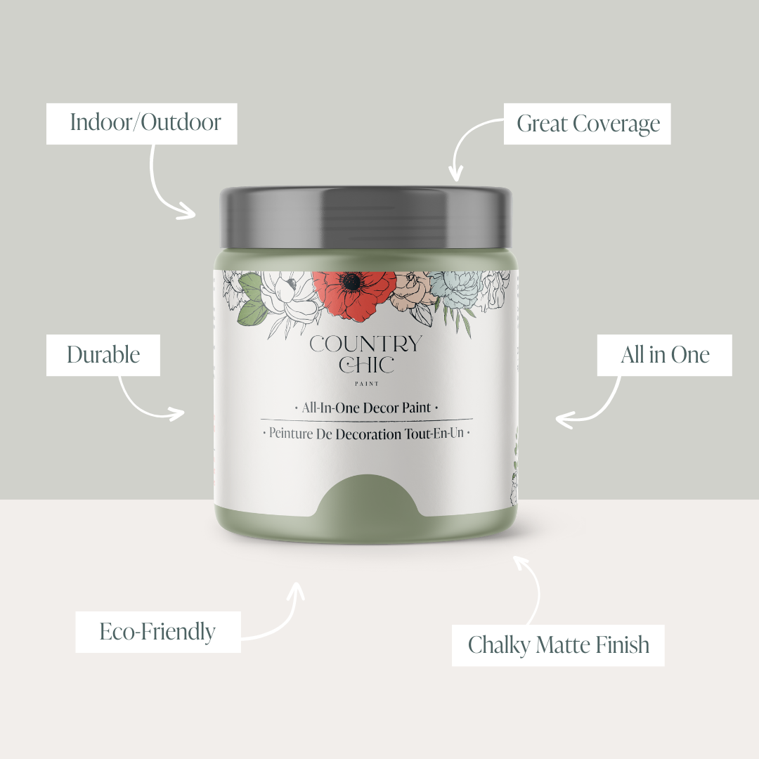 Country Chic Paint - Sage Advice - Chalk Style Paint for Furniture & Home Decor: Small project jar (4 oz)