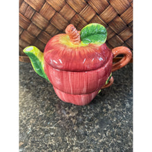Load image into Gallery viewer, Single Person 3-piece Stackable Apple Teapot and Teacup
