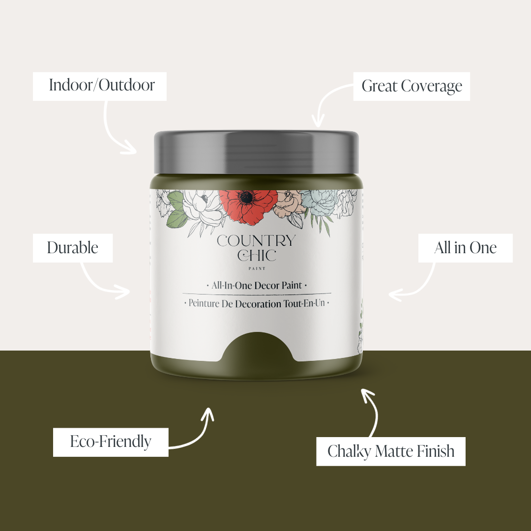 Country Chic Paint - Neverland - Chalk Style Paint for Furniture & Home Decor: Pint (16 oz)