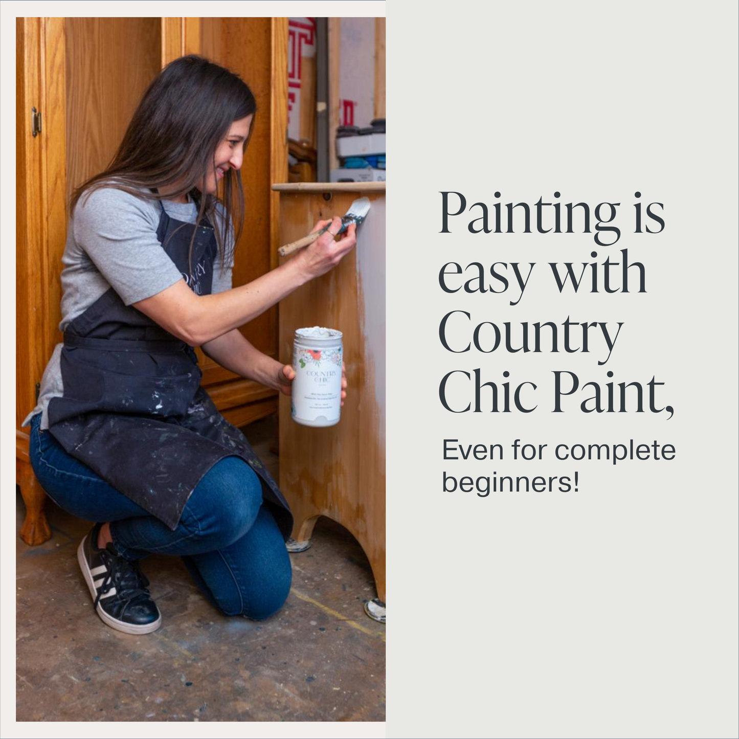 Country Chic Paint - Heavenly - Chalk Style Paint for Furniture & Home Decor