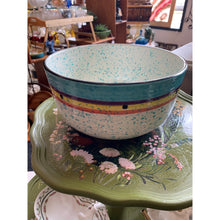 Load image into Gallery viewer, Treasure Craft Paradise Mixing Bowl Southwest Speckled Stoneware Pottery Preowned
