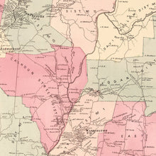 Load image into Gallery viewer, Vintage Map of Washington, Connecticut 1867
