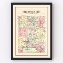 Load image into Gallery viewer, Vintage Map of Mineral Township, Washington County, Missouri 1895
