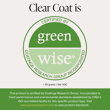 Load image into Gallery viewer, Country Chic Paint - Clear Coat - Eco-Friendly Clear Satin Sheen Top Coat: Small Project Jar (4 oz)
