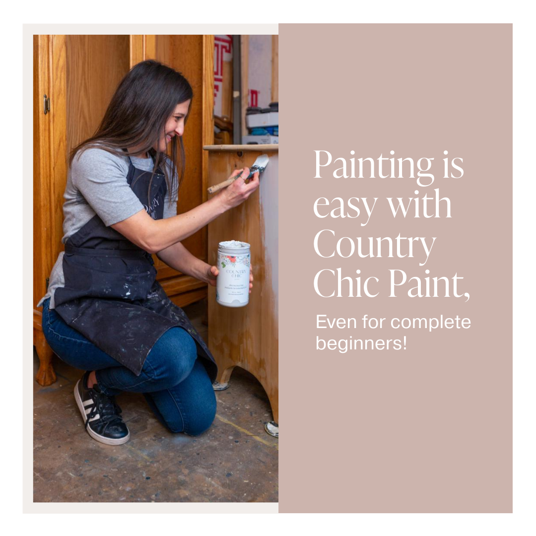 Country Chic Paint - Enchanted - Chalk Style Paint for Furniture & Home Decor: Pint (16 oz)