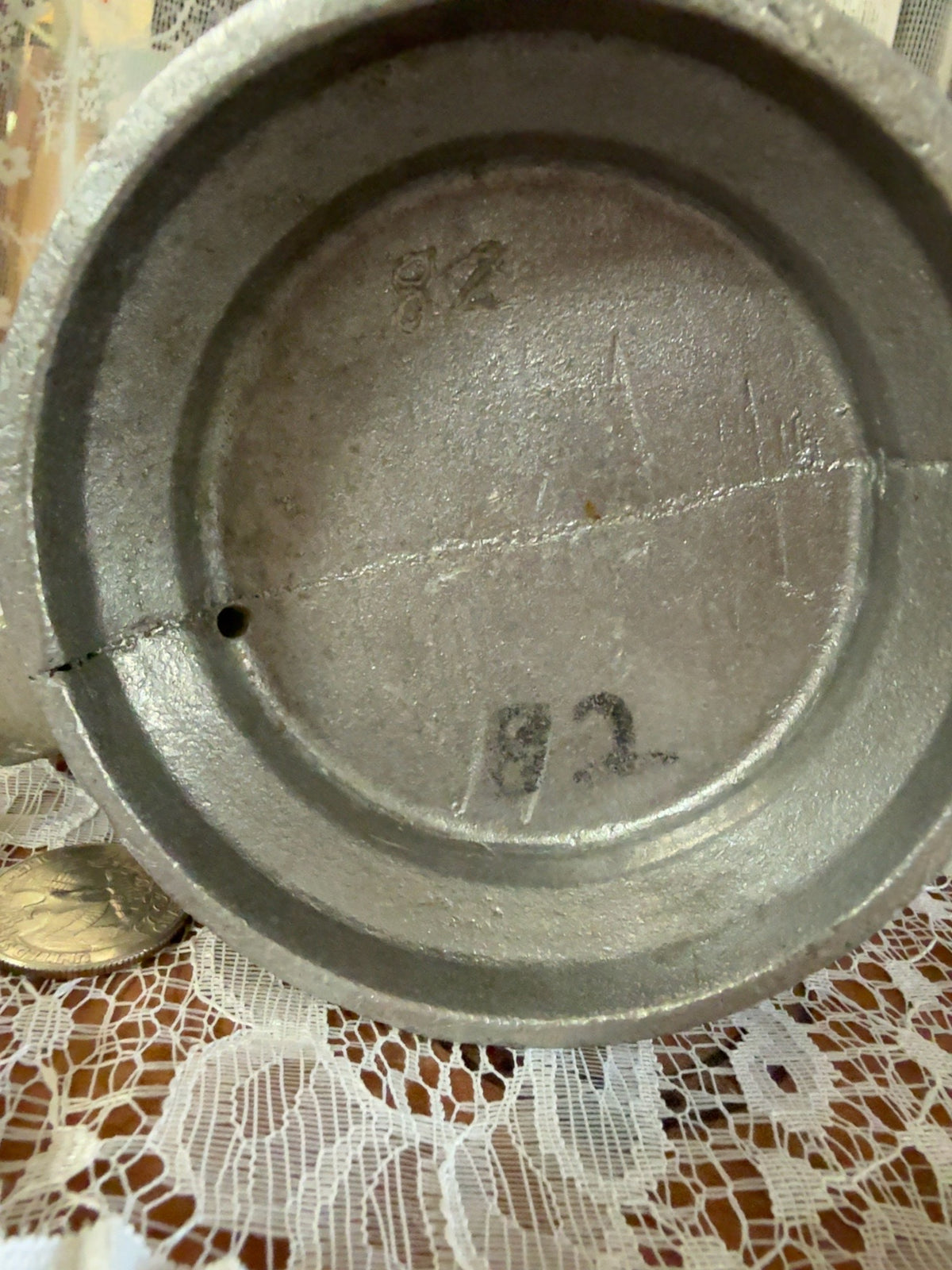 Vintage Cast Aluminum “Ram Pub” Tankard Mug with Ram Emblem