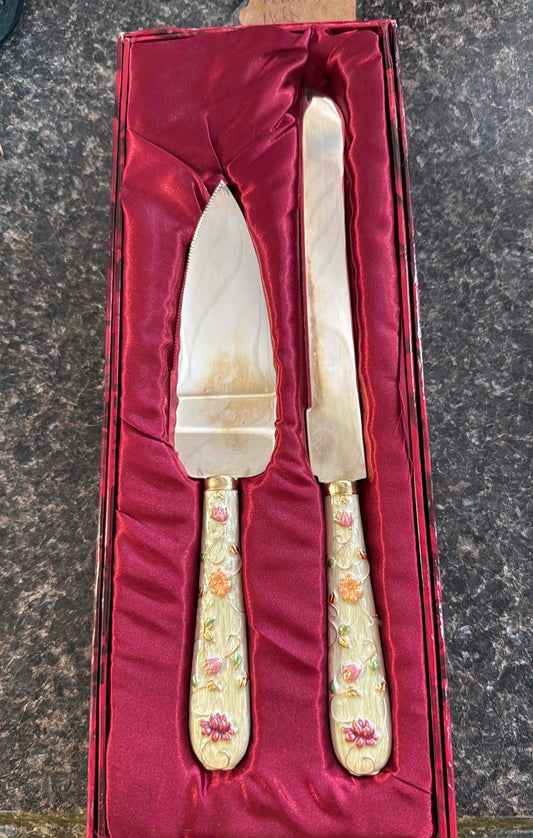 Royal Albert Old Country Roses Cake Serving Set