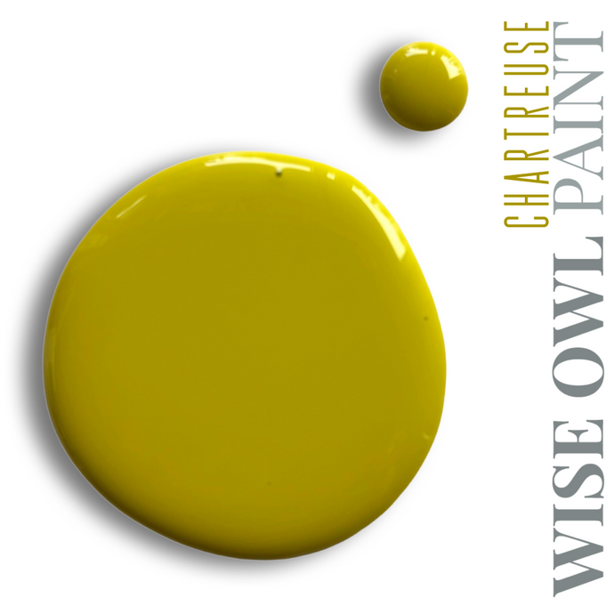 Wise Owl Chalk Synthesis Paint 16oz - Chartreuse