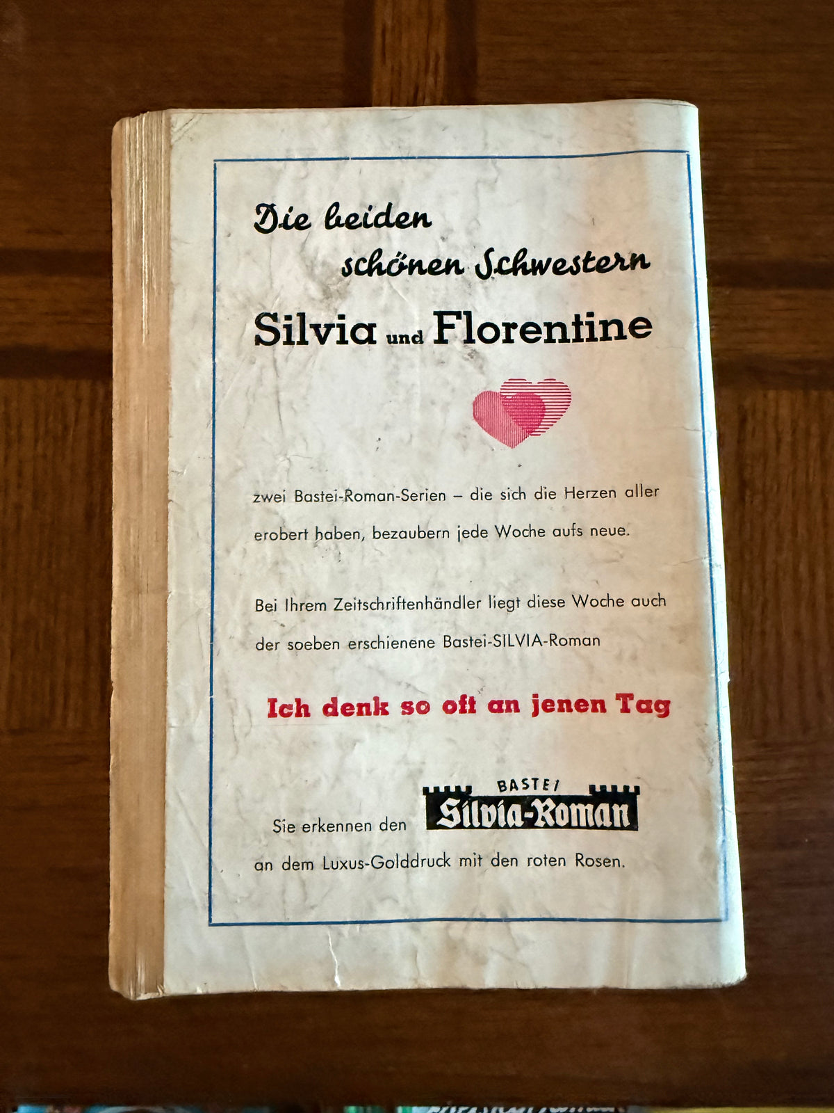 Vintage Bastei Florentine Roman 420 Frauenarzt Dr Moorgard German Pulp Book