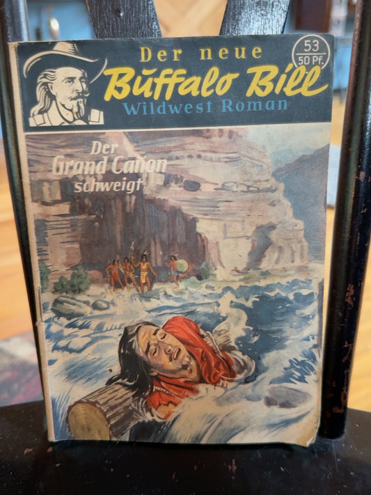 Vintage 1951 German Buffalo Bill Western Pulp Novel No. 53