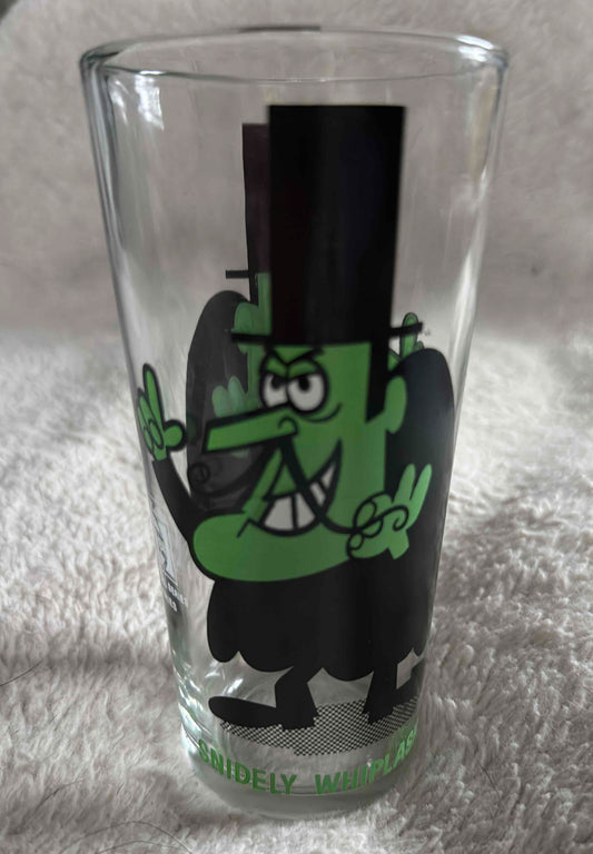 1970s Vintage Pepsi Collectible Looney Tunes Glass Tumbler "Snidely Whiplash"