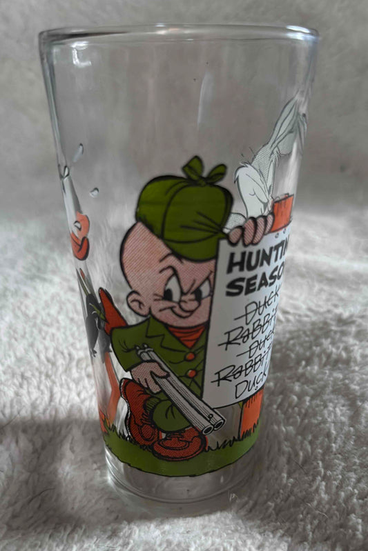 1973 Vintage Pepsi Collectible Looney Tunes Tumbler "Elmer Fudd"