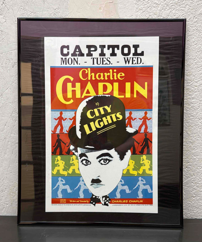 Vintage Reprint Poster for Charlie Chaplin's 