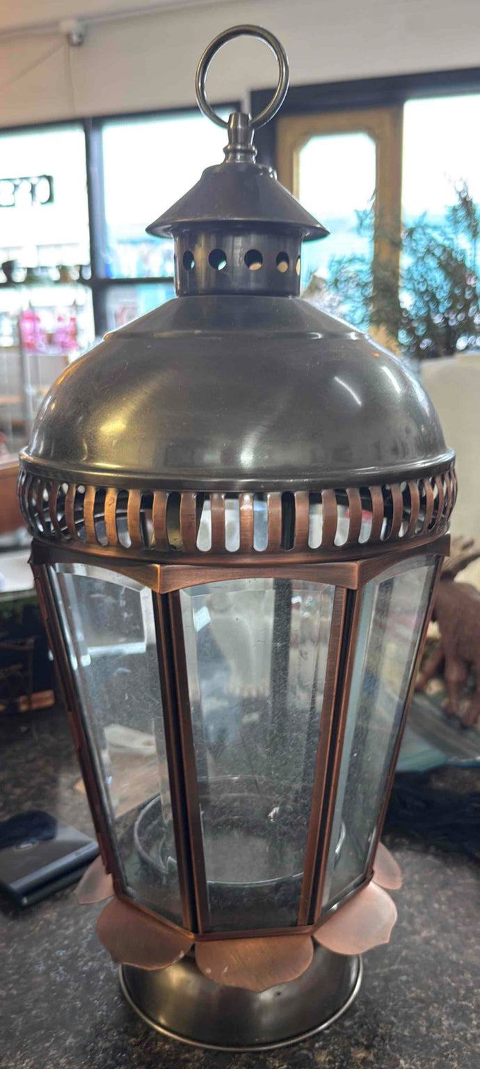 Hanging Candle Lantern - Victorian style