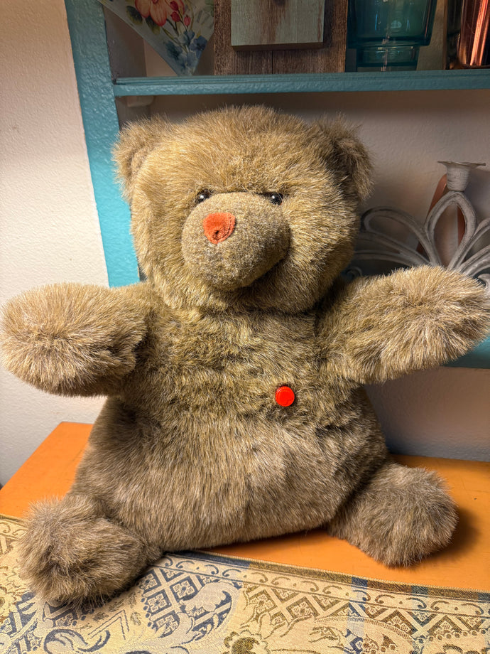 Vntage 1985 Spinoza Therapy Bear with a Cassette  Player