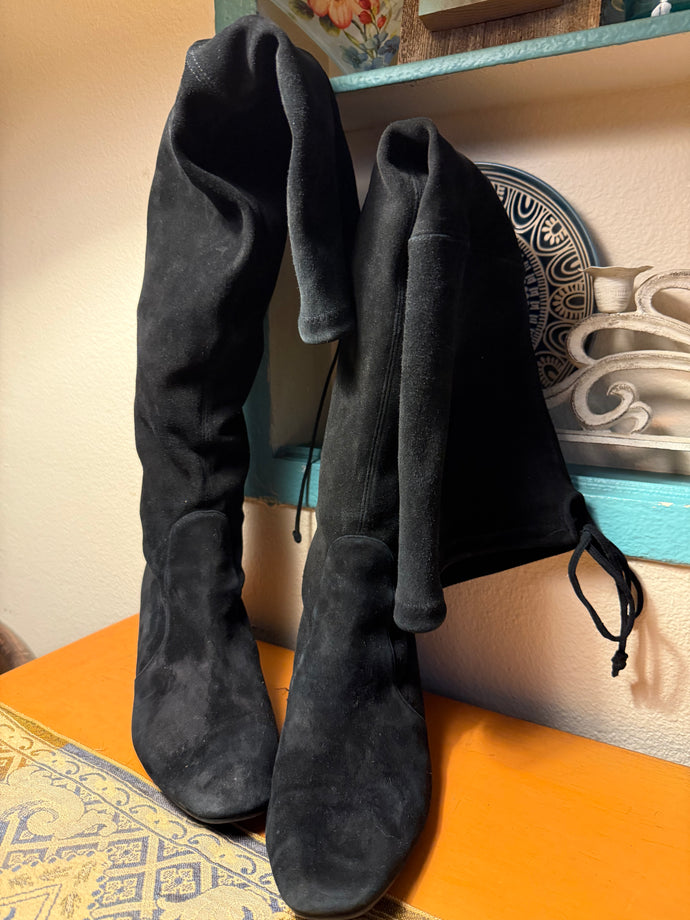 Stuart Weitzman Over-The-Knee Suede Boots Size 8