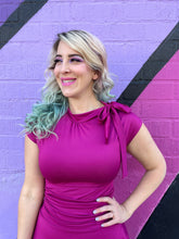 Load image into Gallery viewer, Bombshell Dress in Magenta
