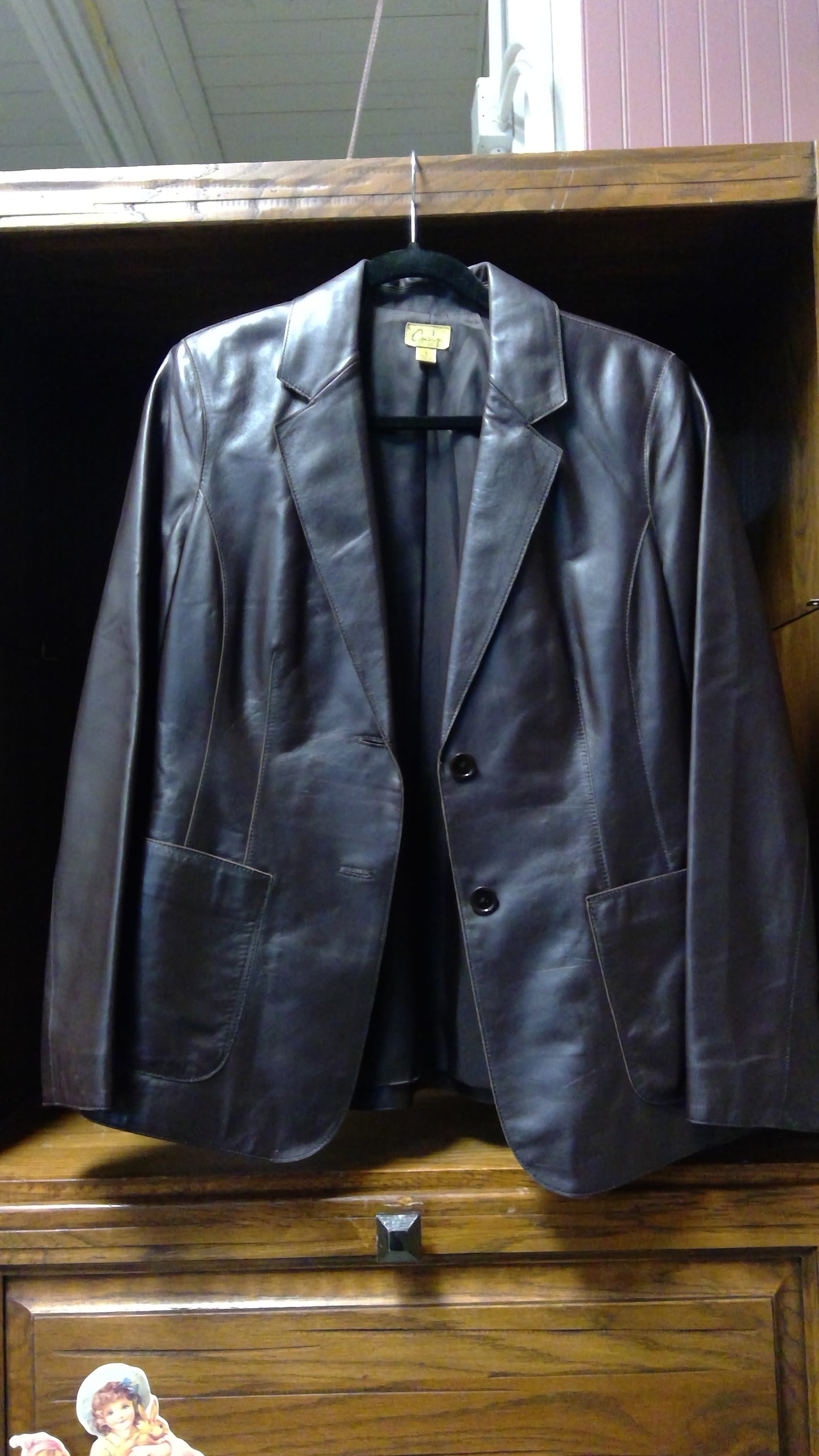 Caslon Mens Leather jacket