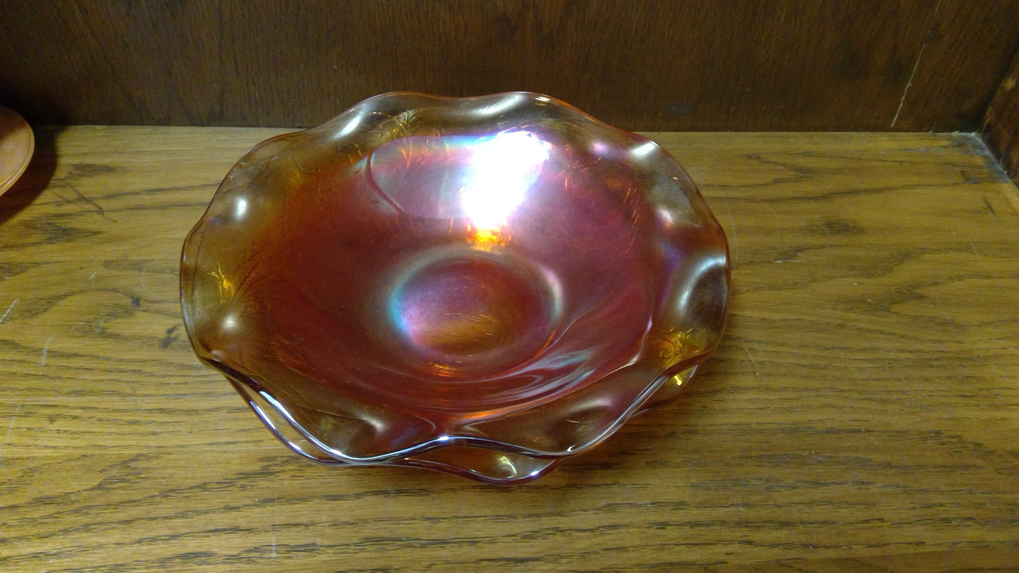 Carnival Glass bowls 2pc