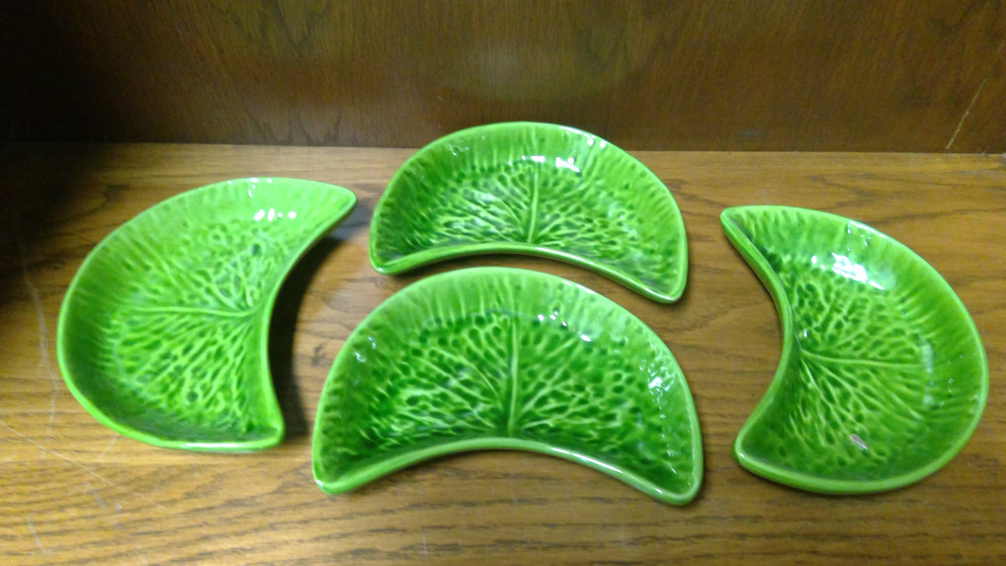 4pc Leaf Serving Platter