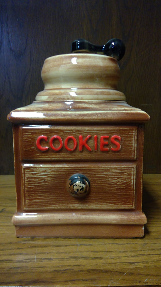 Coffee Grinder Cookie Jar