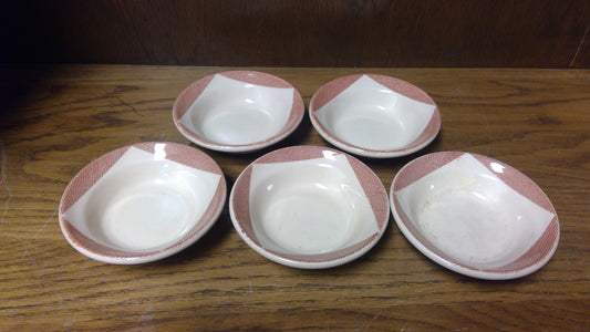 Vintage bowls 5pc set