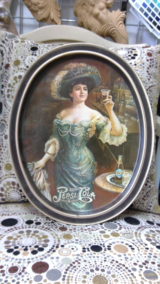 Vintage Pepsi-Cola Victorian Girl trey