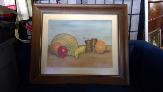 Vintage Fruit Oil Painting